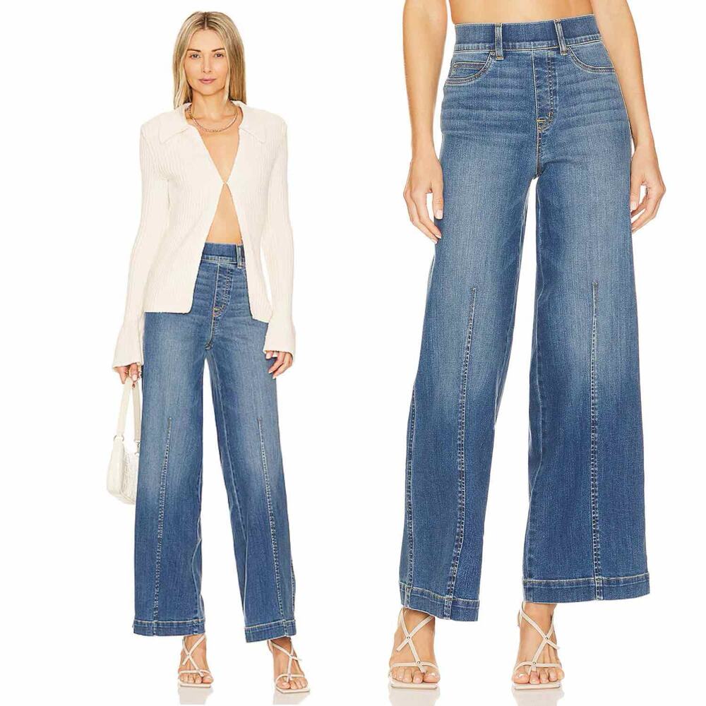 Classic Blue Wide-Leg Women's Jeans
